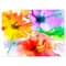 Designart - Bunch of Colorful Flowers Sketch - Extra Large Floral Wall Art